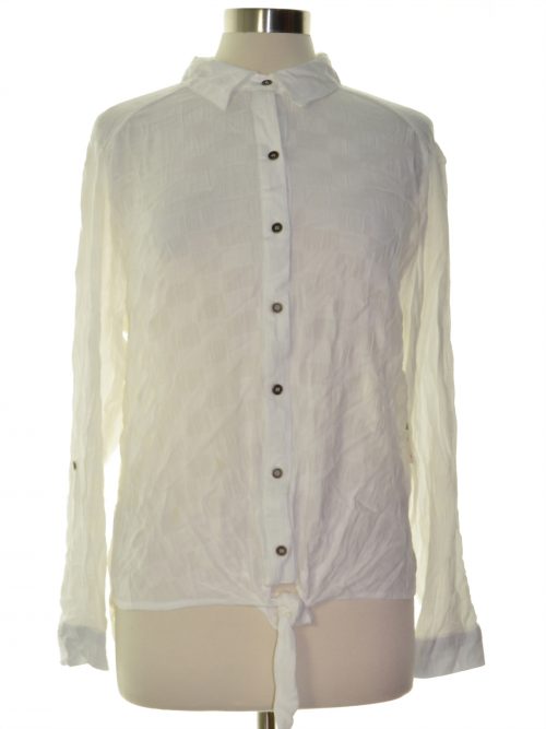 Style & Co. Women Size Large L White Shirt Top