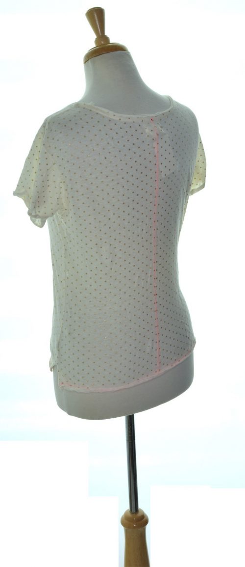 Maison Jules Women Size Small S Ivory Knit Top