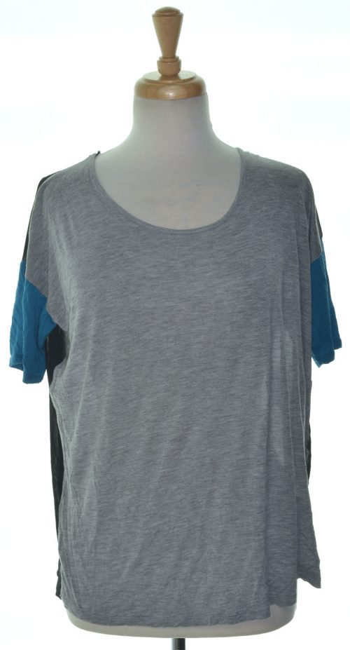 Kensie Women Size Medium M Grey Pullover Top