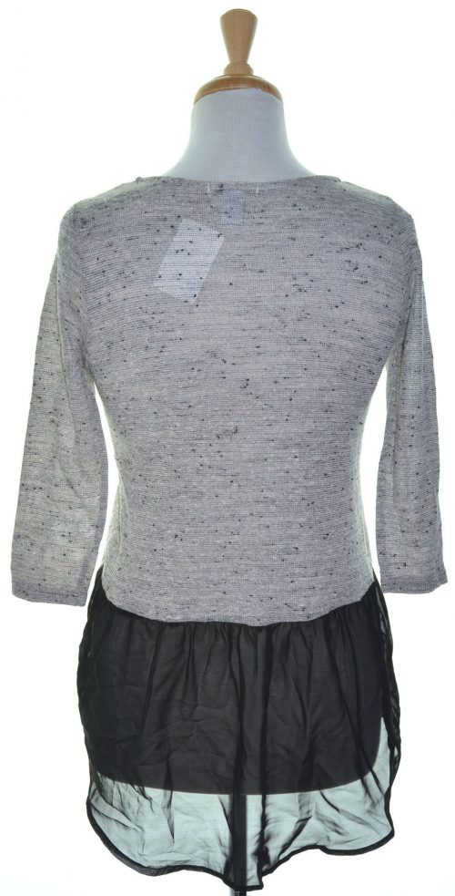 Bar III Women Size XS Gray Knit Top