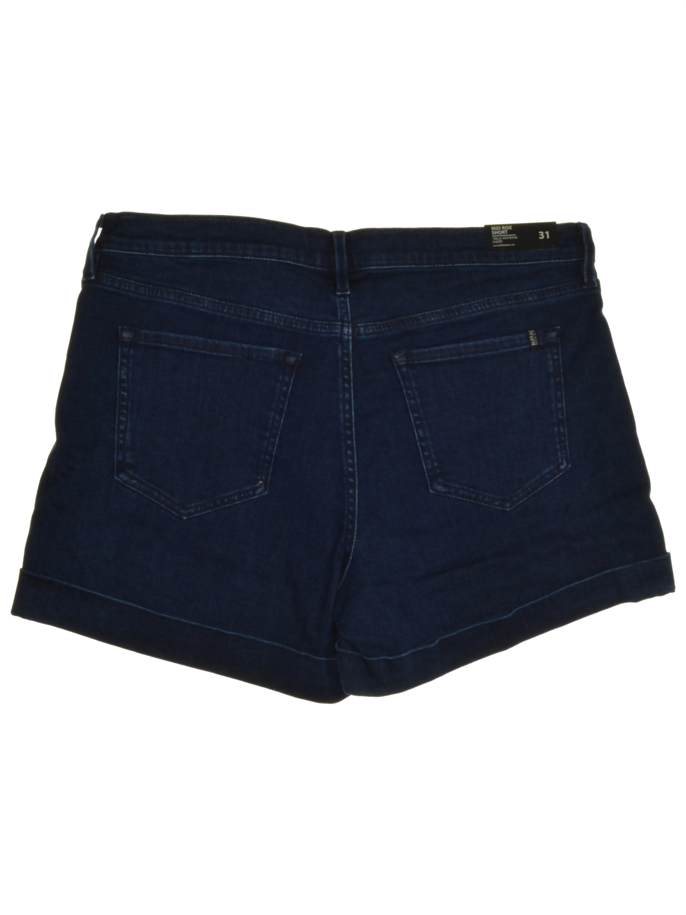 Buffalo Jeans Women Size 31 Dark Blue Denim Shorts Pants | Canerra