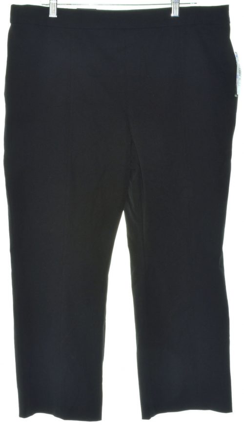 INC Women Size 6 Black Cropped Pants