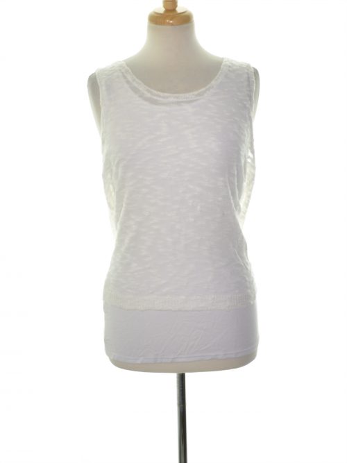 Kensie Women Size XS White Tank Sweater