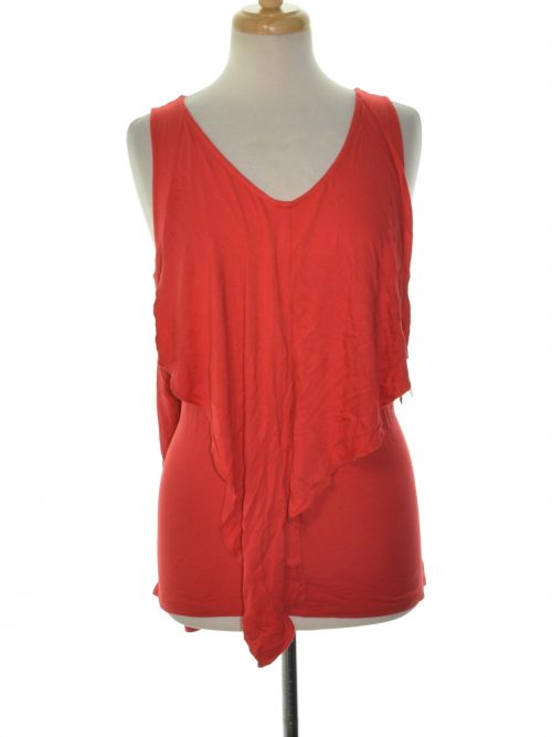 Kensie Women Size Medium M Red Tank Top