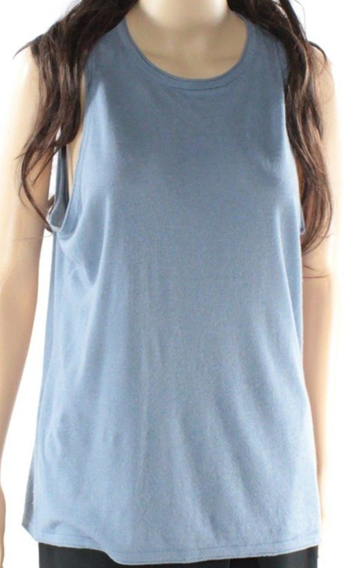 Ralph Lauren Women Size Medium M Washed Blue Tank Top