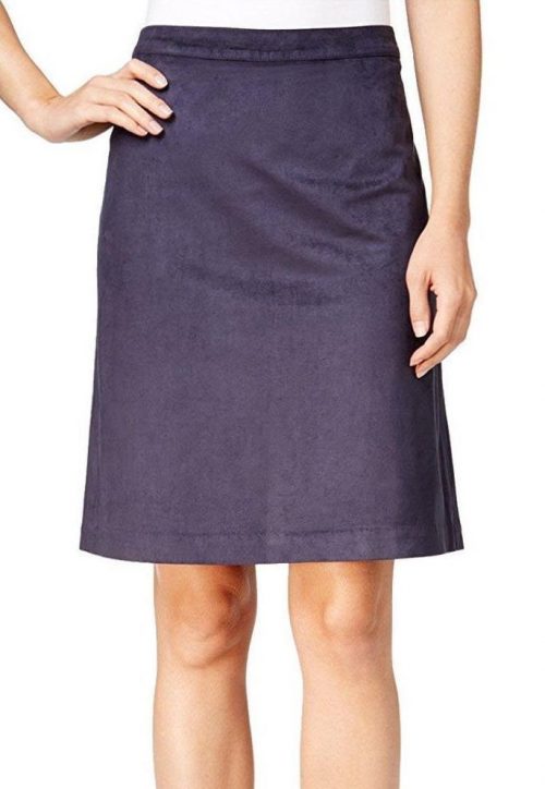 Tommy Hilfiger Women Size 2 Navy A-Line Skirt