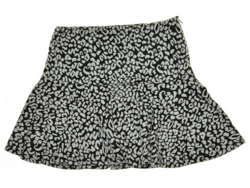 Guess Women Size 4 Black White Flare Skirt