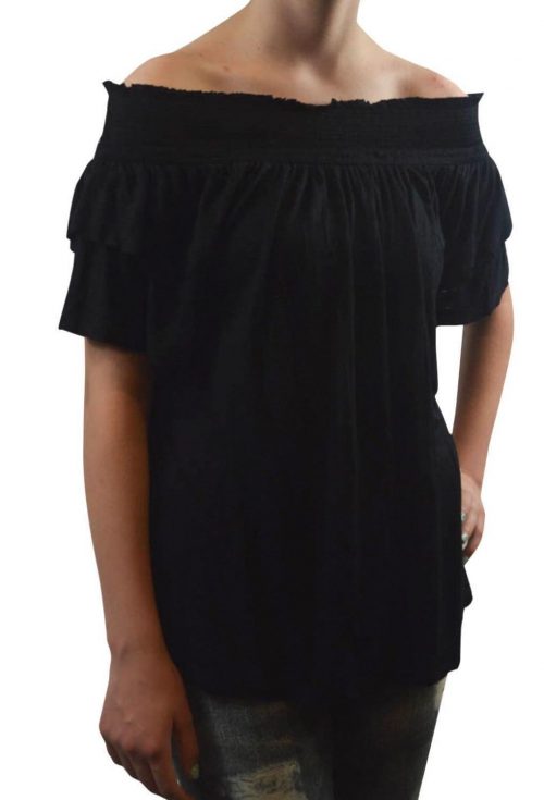 INC Women Size XS Black Blouse Top