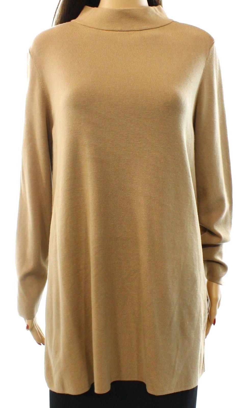 Alfani Women Size XL Tan Pullover Sweater | Canerra