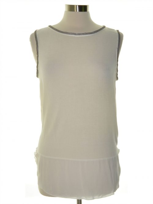 Sanctuary Women Size Large L White Tank Top