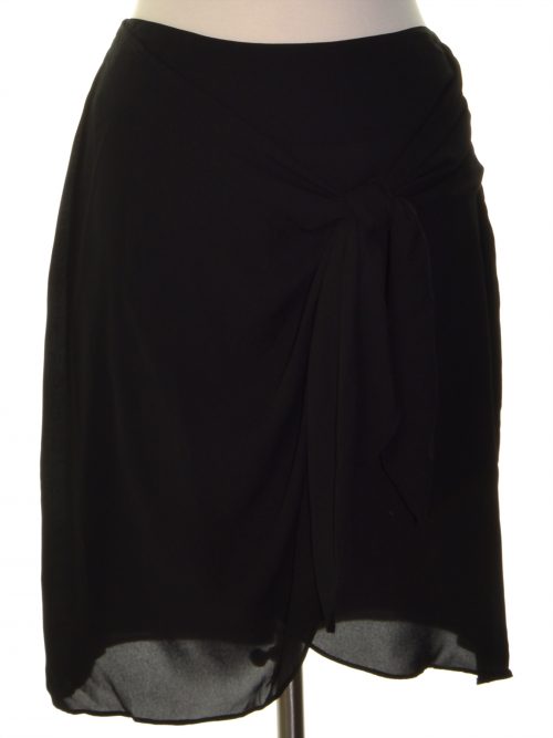 Bar III Women Size 6 Black A-Line Skirt