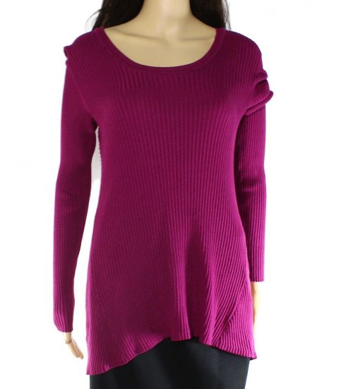 Style & Co. Women Size XL Purple Pullover Sweater