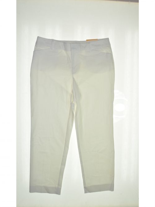 Charter Club Women Size 4 White Slim-Leg Pants