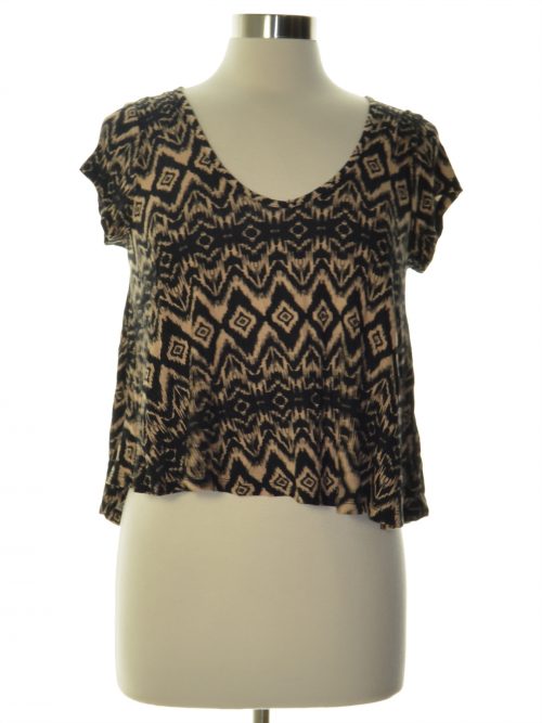 Ultra Flirt Juniors Size Medium M Black Pullover Top