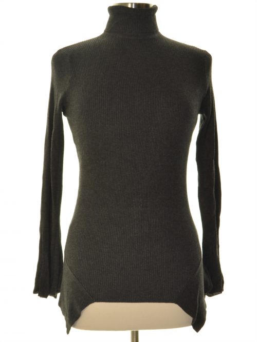 Central Park West Women Size XS Charcoal Sweatshirt Sweater