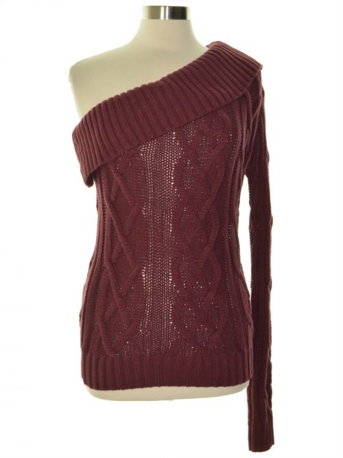 Endless Rose Women Size Medium M Wine Pullover Sweater