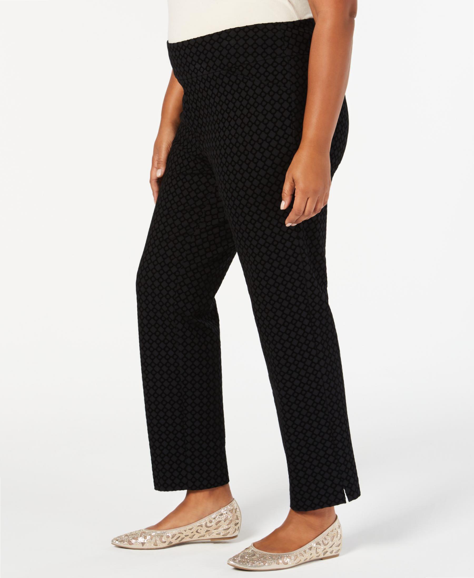 charter club cambridge slim plus size pants