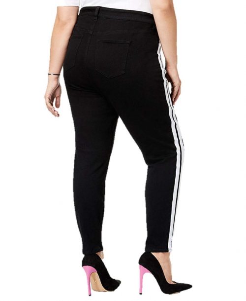 Celebrity Pink Plus Size 24W Black Skinny-Leg Jeans