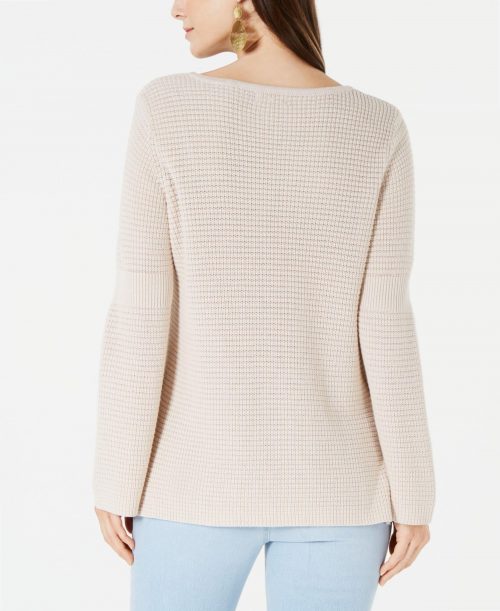 Style & Co. Women Size Large L Beige Pullover Sweater