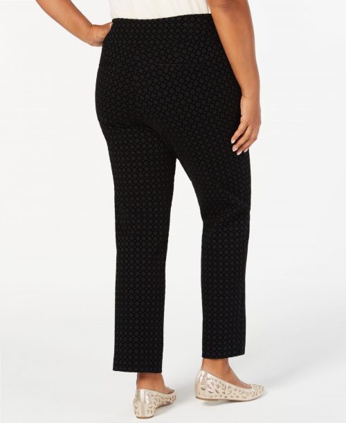 Charter Club Plus Size 22W Black Slim-Leg Pants