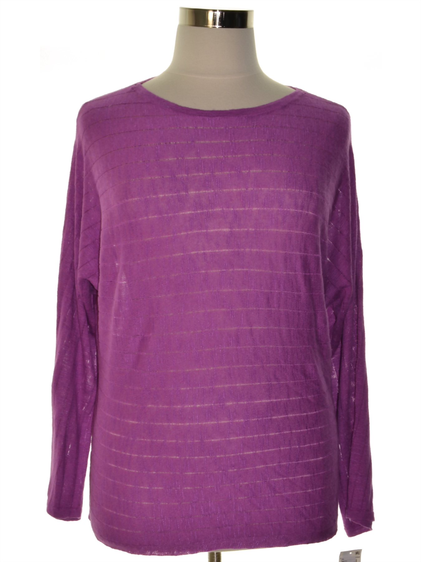 Style & Co. Women Size Medium M Purple Sweatshirt Sweater | Canerra