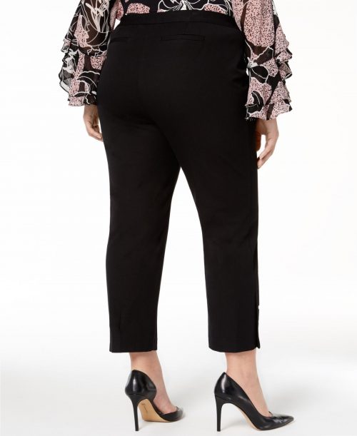 Alfani Plus Size 24w Black Ankle Pants Canerra 