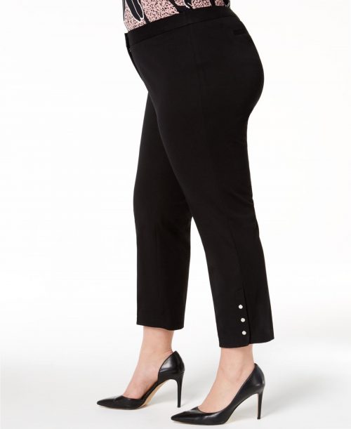 Alfani Plus Size 24W Black Ankle Pants