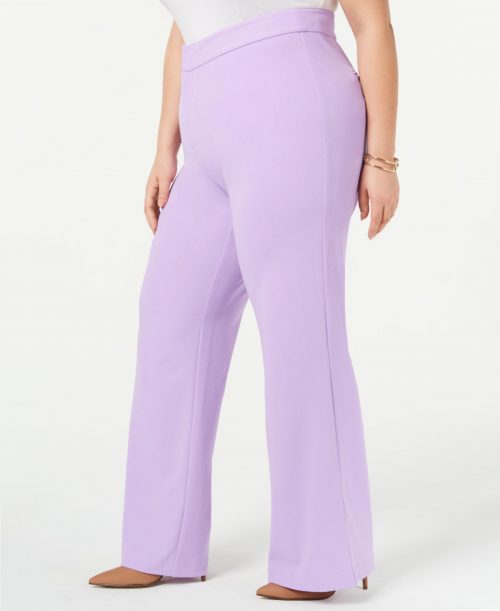 INC Plus Size 24W Lavender Wide Leg Pants