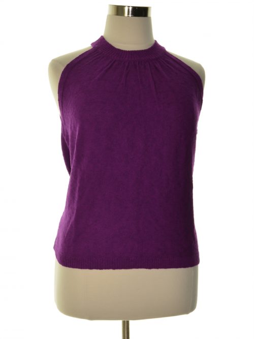 Vince Camuto Women Size Large L Purple Halter Top