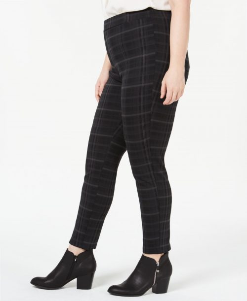 Style & Co. Plus Size 24W Black Gray Leggings Pants