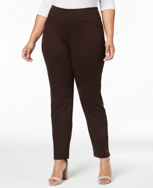 Charter Club Plus Size 14W Slim-Leg Pants